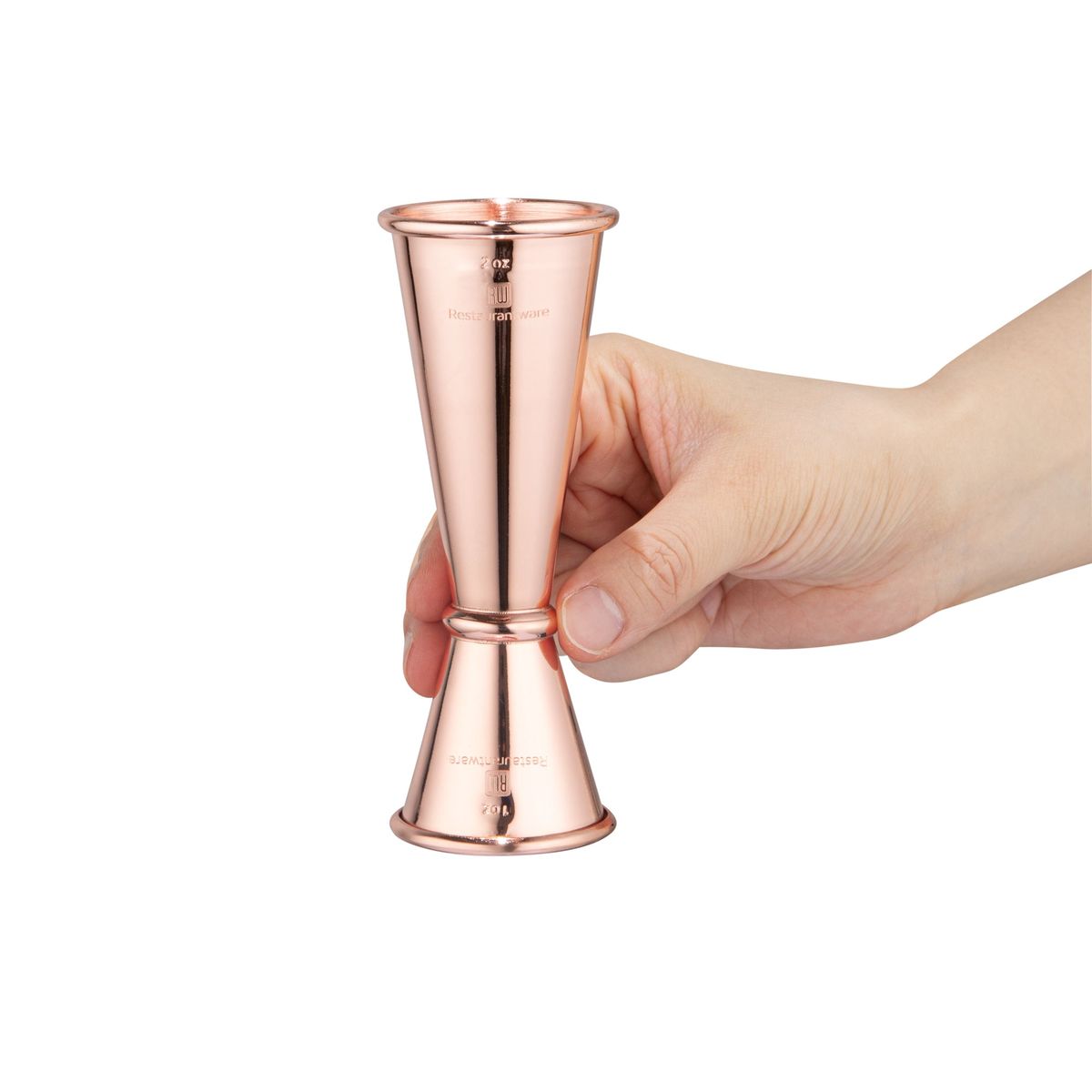 Medidor de Tragos Jigger de Cobre 20ml Y 50ml