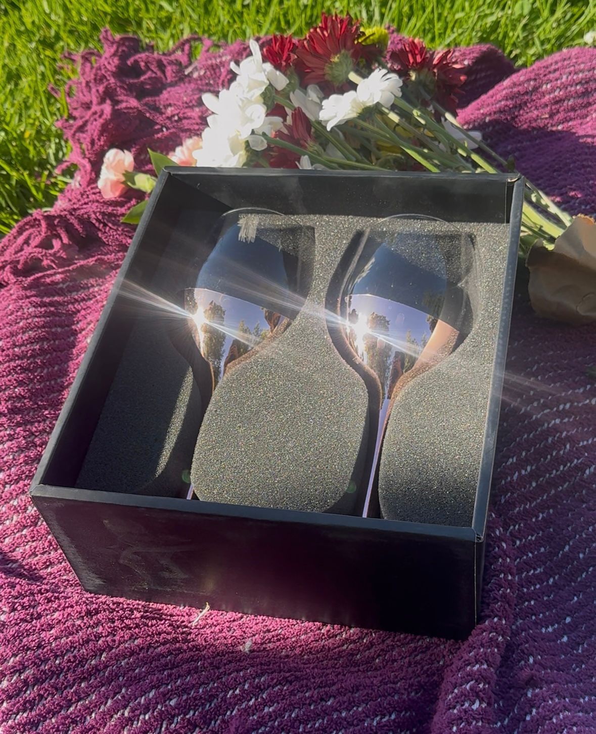 Set De 2 Copas De Vino de cobre