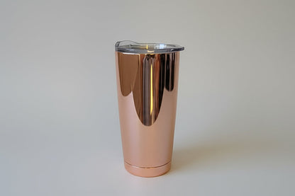 Vaso Térmico revestido de cobre con tapa Hermética 600 Ml